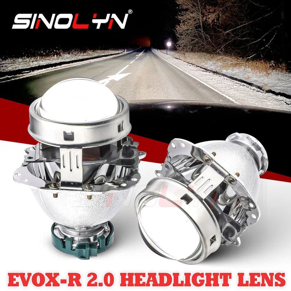 Lenti Proiettore Bi-Xenon Angel Eyes EVOX-R 2.0 - Per BMW E39 E60, Audi A6, Ford E Altri - D1S D2S - Impermeabili - Foto 8
