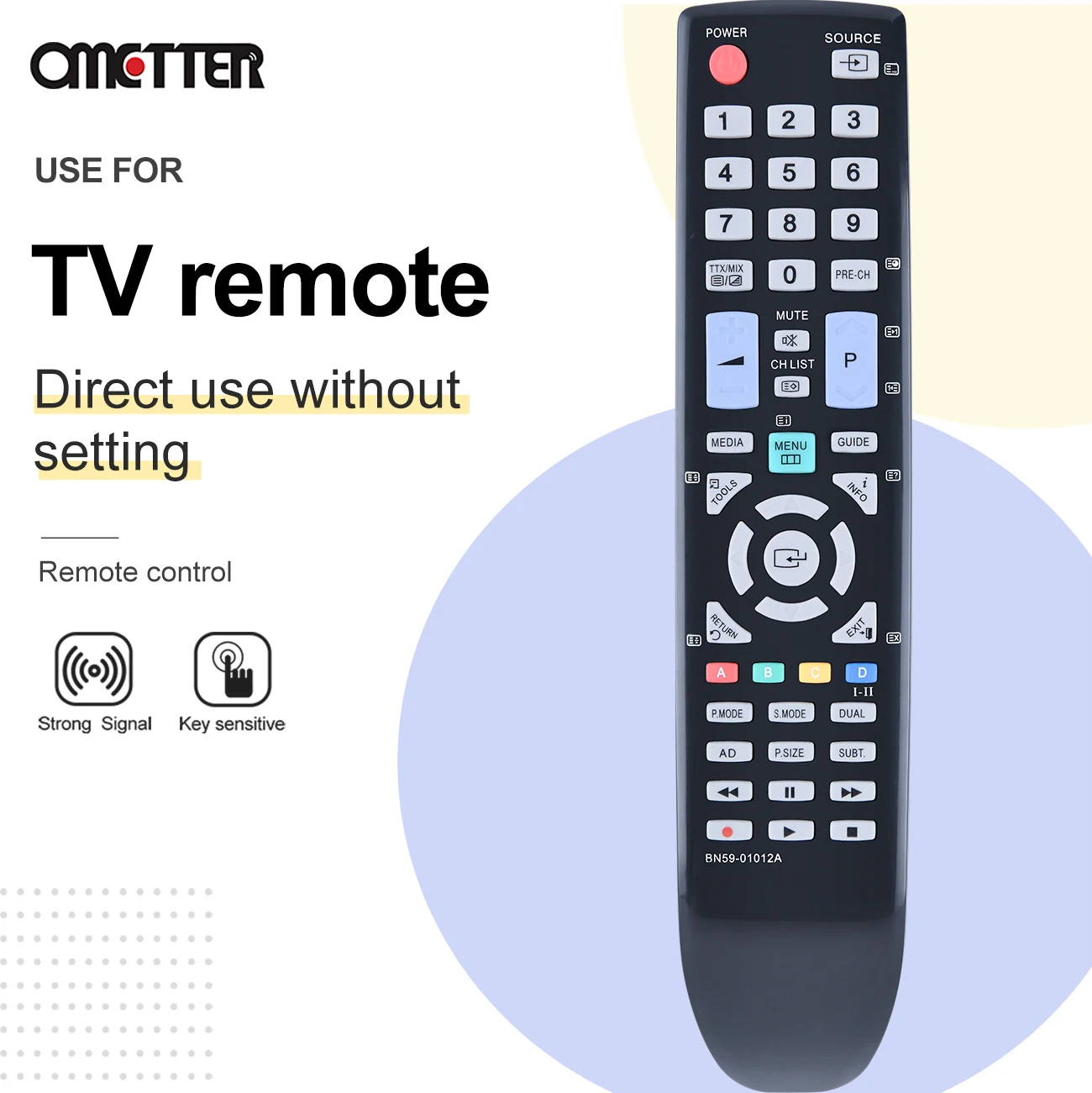 Nuovo Bn59-01012A Per Telecomando Tv Samsung Bn5901012A Ps50C450B1 Ps50C451B2D