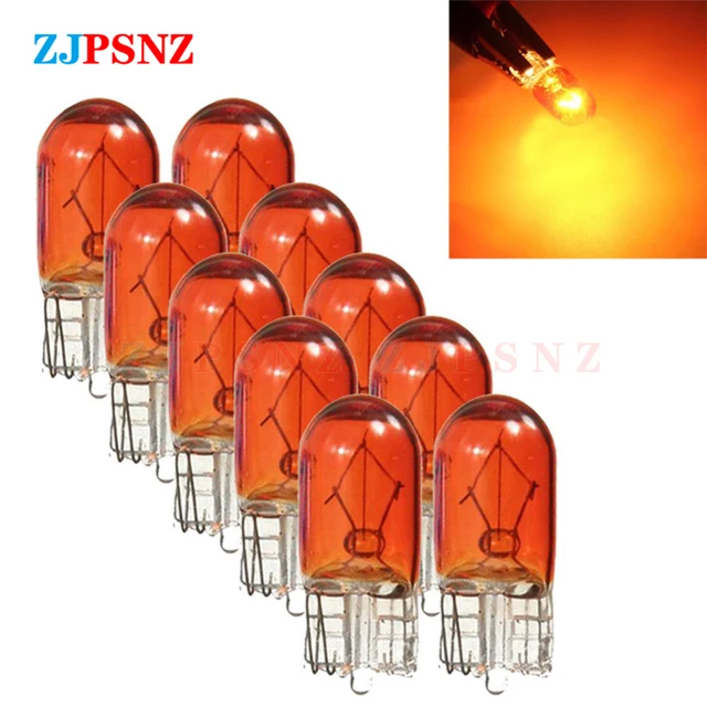 T10 12V 48V -55V -60V Bulb Inserted Bubble Lamp Light Bulb Halogen Warm Warning Turning Light Reversing Lights White Small Lamps 2