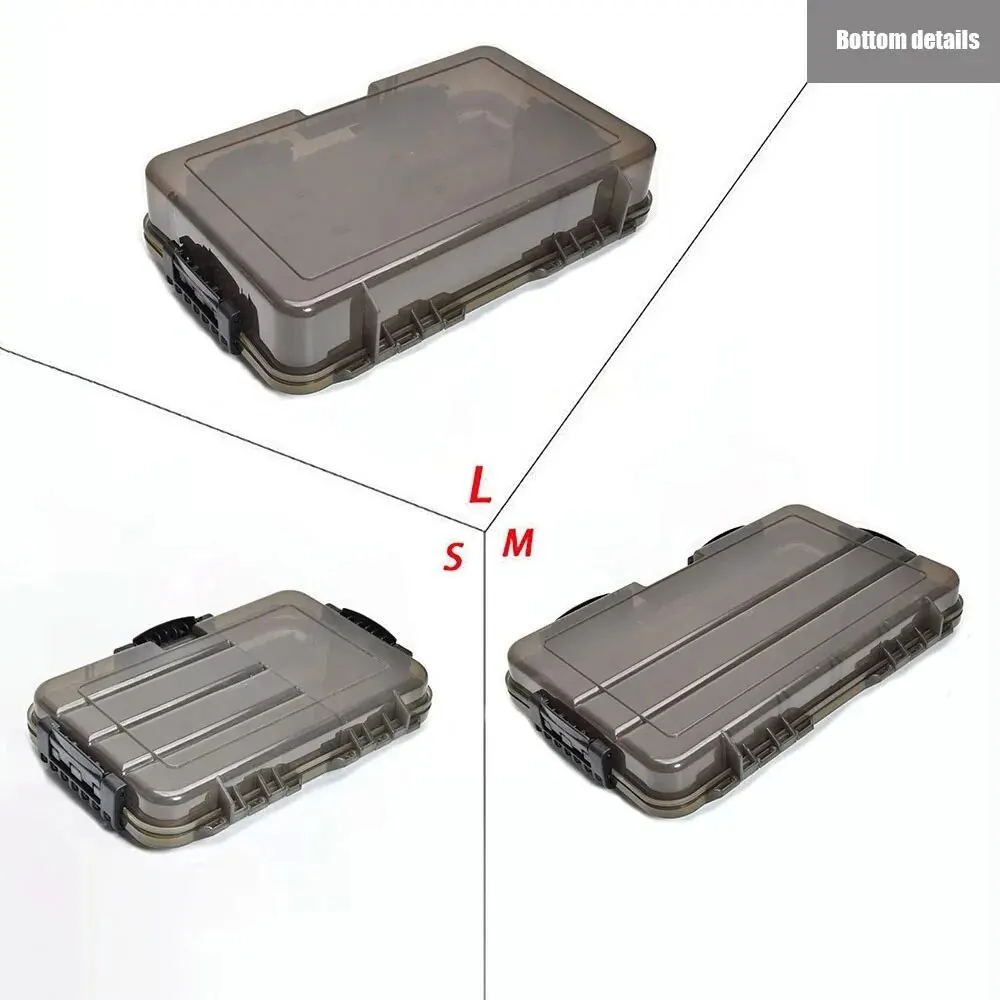 Waterproof Fishing Tackle Box Large Capacity Fishing Accessories Tool Storage Box Fish Hook Lure Fake Bait Box Fishing Supplies 5