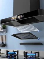 Haotaitai T-type home kitchen top suction range hood self-cleaning European-style high suction range hood 220V 2