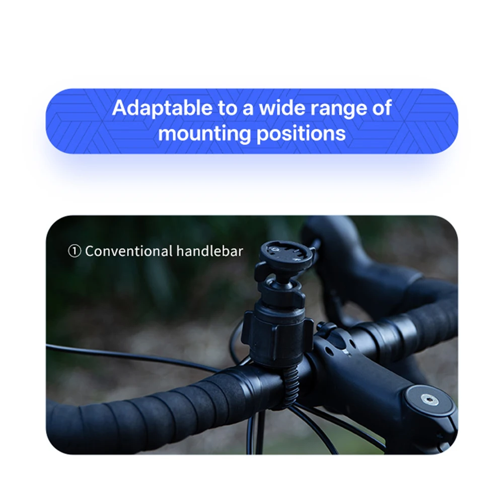 자전거 핸들바 컴퓨터 홀더 Garmin Varia 레이더 미등 브래킷용 다기능 자전거 헤드라이트 베이스 컴퓨터 브래킷