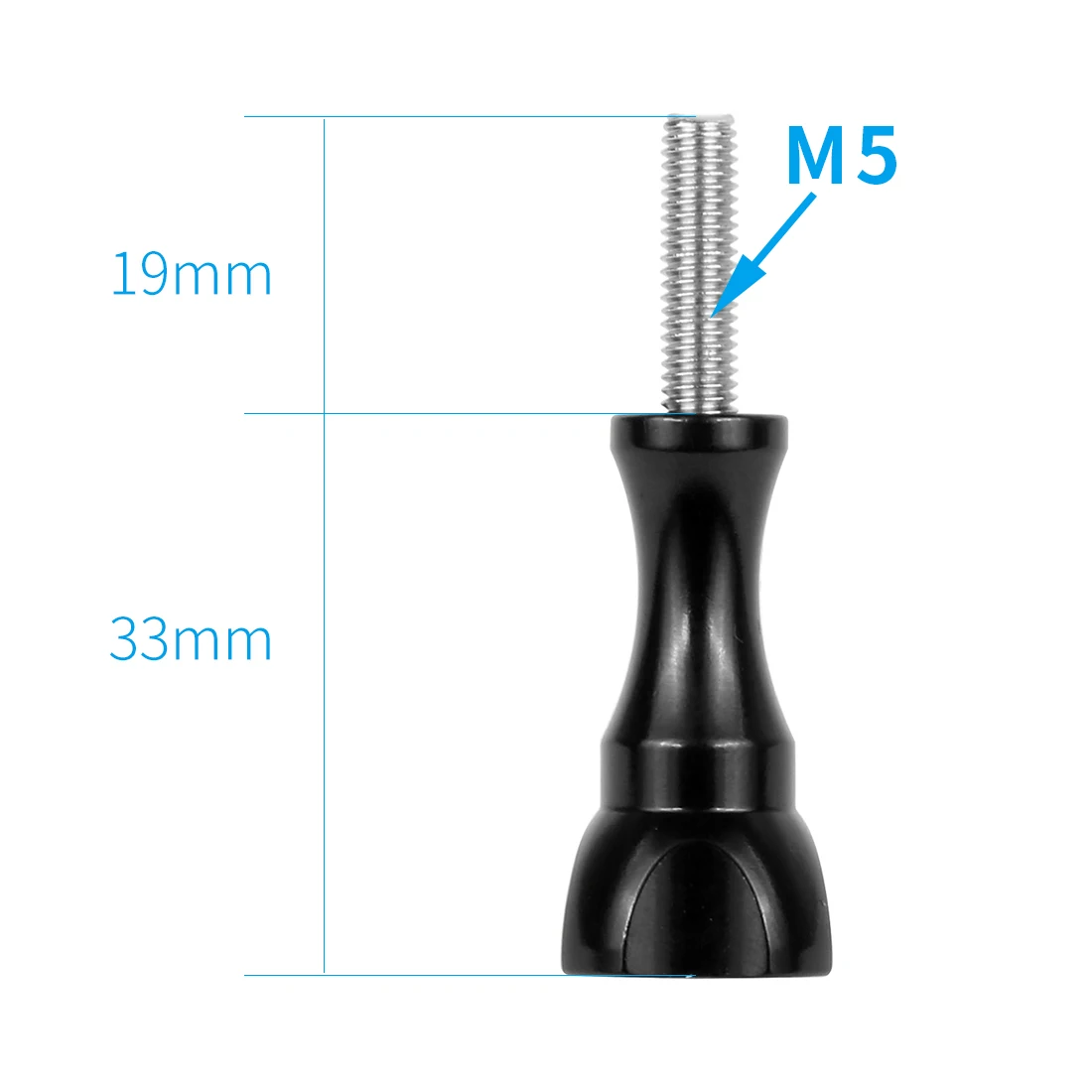 Aluminum Mini Tripod Head Helmet Fixed Adapter Mount for Gopro Hero 13 11 10 9 8
