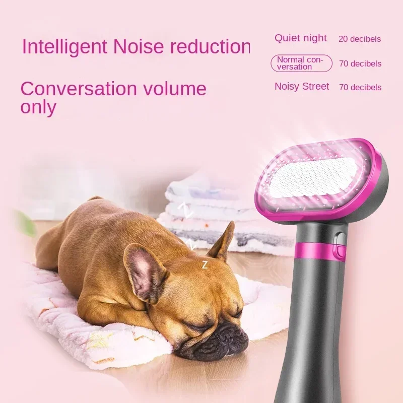 Hair dryer Pet hair dryer 4 In1 Pet Dog Dryer Quiet Dog Hair Dryers and Comb Brush Grooming Third-Gear Constant Temperature Not Hurt Hair Water Blower