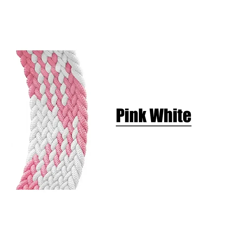 Braided Nylon Solo Loop Watch Band - Adjustable Strap Bracelet Accessory