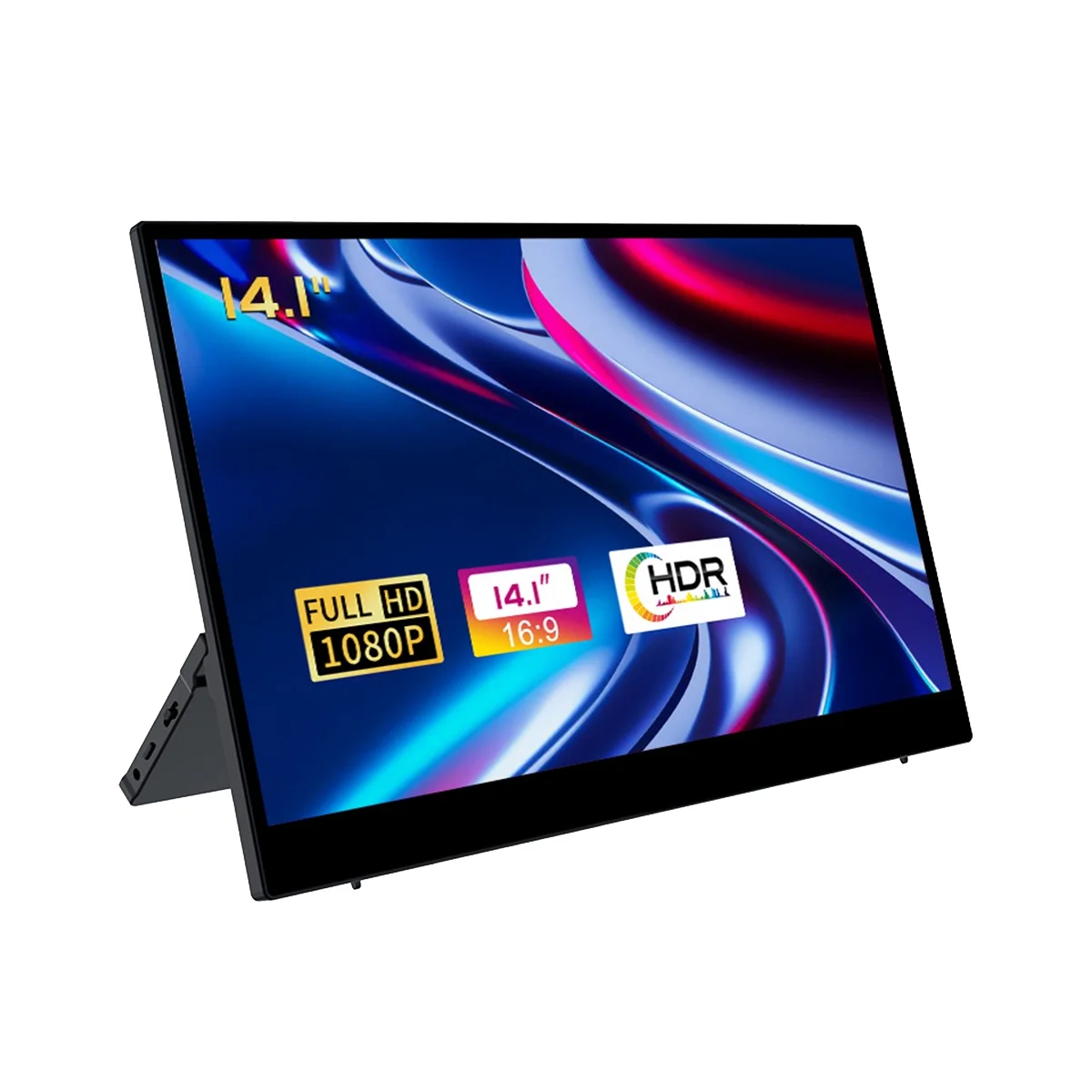 Monitor Portatile 14.1 Pollici 1080P Full Hd Laptop Esterno Secondo Schermo Gaming Ips Computer Display Extender