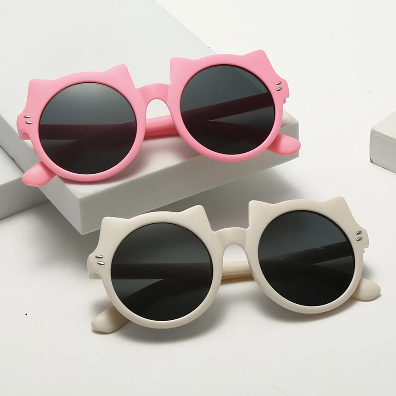 New Summer Kids Sunglasses UV400 for Boy Girls Toddler Lovely Baby Sun Glasses Round Cute Children Outdoor Eyewear