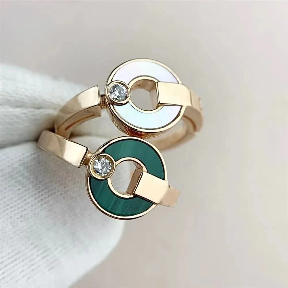 

Кольцо женское из серебра 925 пробы, с фритиллярами