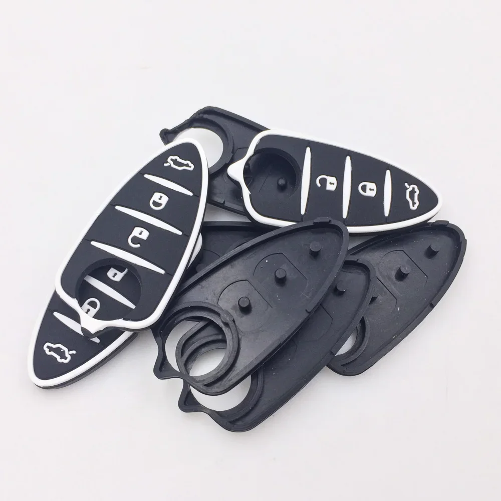 Car Key Pad Silicone Car Key Pad For Alfa Romeo 4C Mito Giulietta Myth 159 GTO GTA Flip Remote