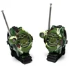 [Funny] 2Pcs/set Outdoor walkie camouflage interphone watch toy family play game electric intercom strong range clock toy gift 2