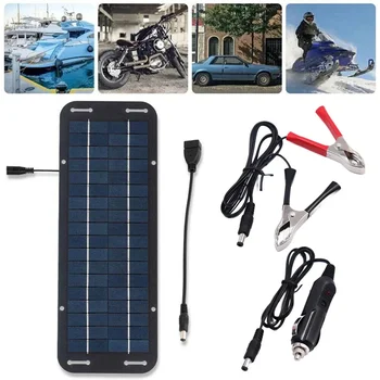 Monocrystalline Solar Cells 60W Solar Battery Trickle Charger 12V Olt Power Solar Panel Solar Battery Charger Car Van Boat Kit 1
