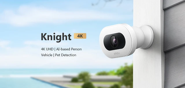 Imou 4K Outdoor Spotlight Camera, WiFi Security Cam 8MP with Color Night  Vision, 2-Way Talk, AI-Powered Person/Vehicle/Pet Detection, Siren & Light