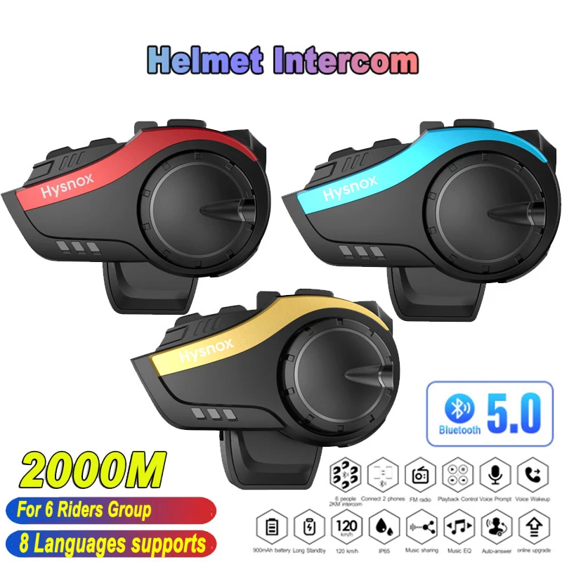 2024 New Motorcycle Helmet Wireless Bluetooth Headset