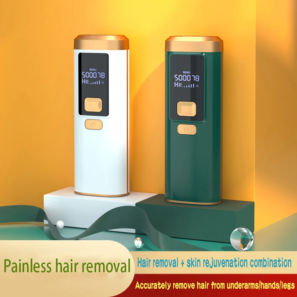 Male and female IPL 3 in 1 conversion head hair removal permanent painless laser hair removal home whole body hair removal professional male hair removal cream gentle and non marking can remove the whole body armpits legs facial beard
