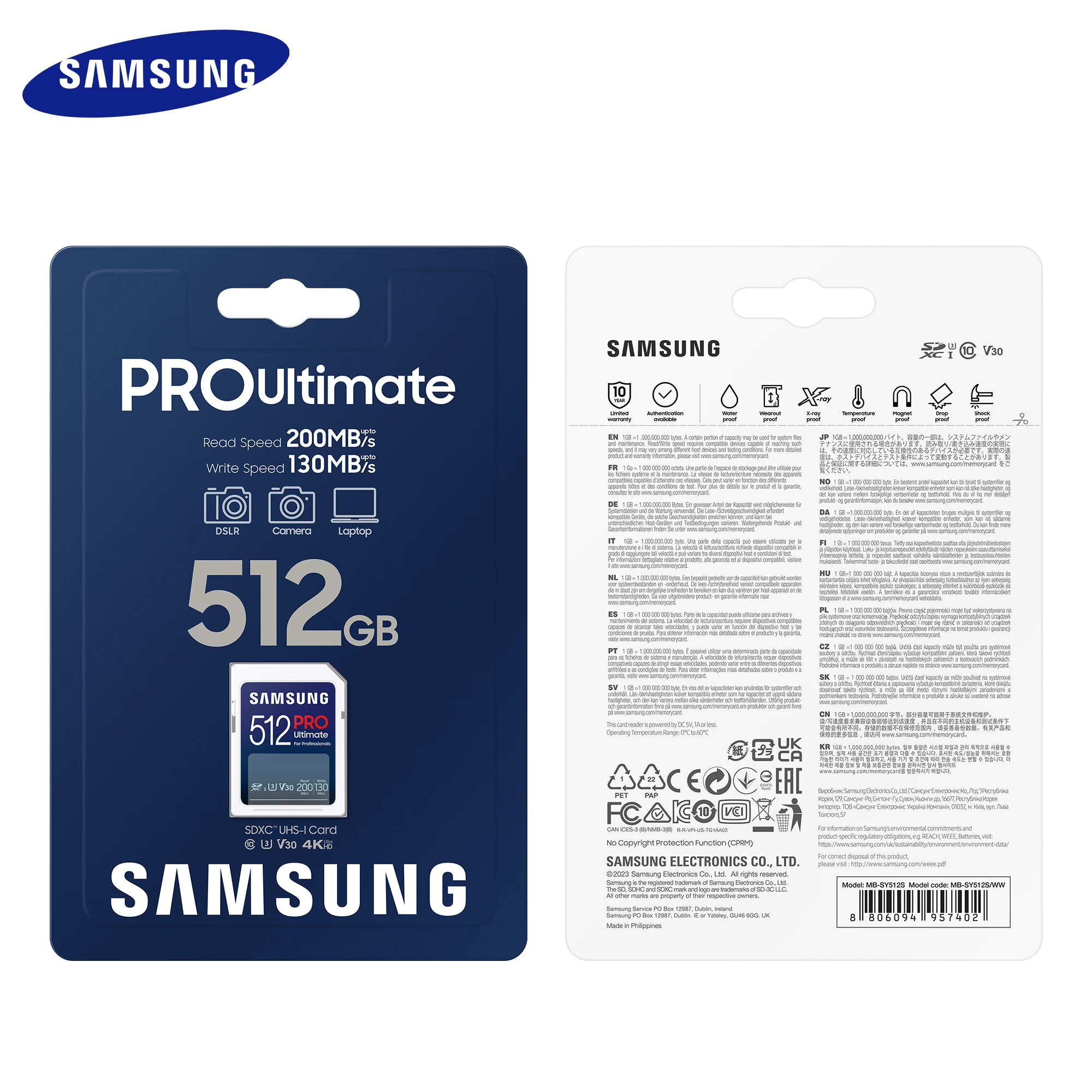  Ｚ SD ī, ޸ ī SLR  ī޶, SDXC U3 V30 б 200 MB/s, 64GB, 128GB, 256GB, 512GB PRO Uilimate