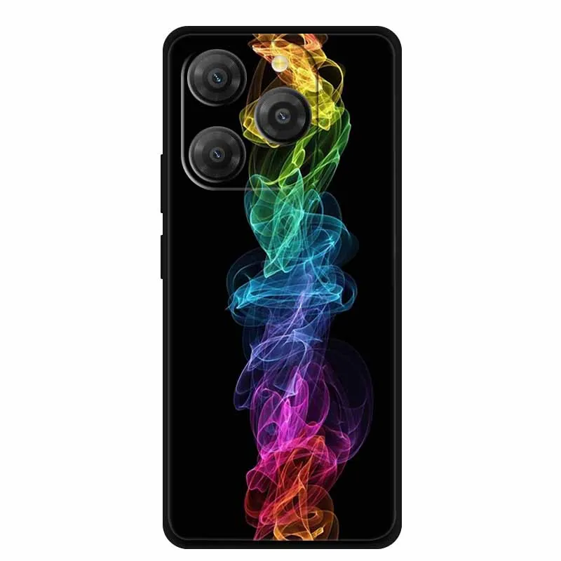 Black Lion & Wolf Silicone Soft Phone Case - Sleek Back Cover