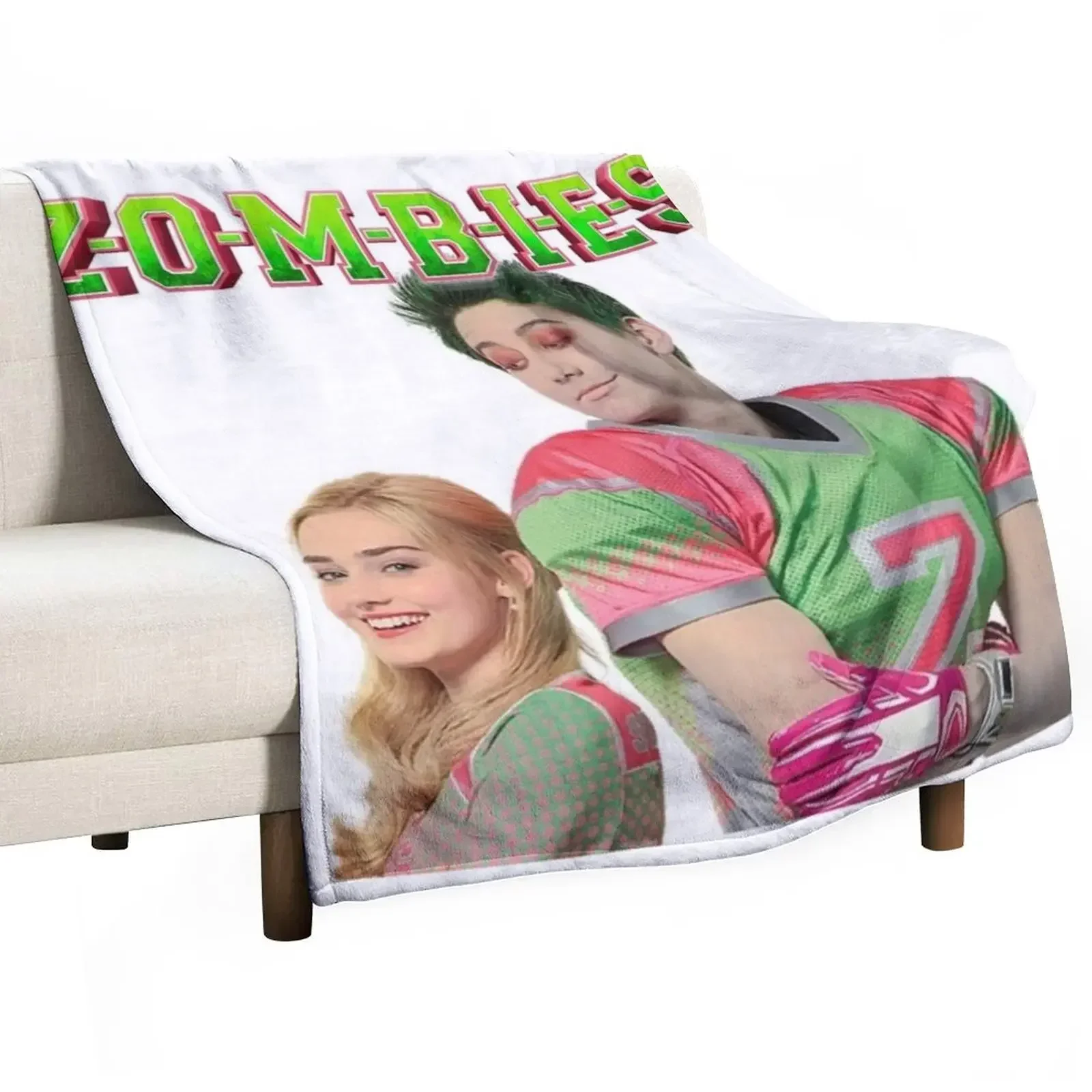 

Z-O-M-B-I-E-S Throw Blanket Bed linens decorative Designers Soft Plush Plaid Blankets