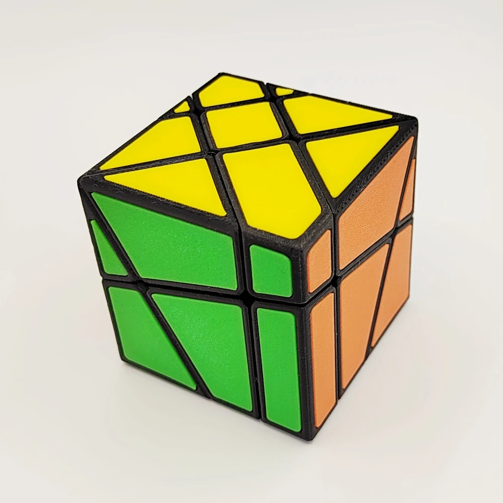 ZEPUZZLES Crazy Fisher 2x3x3 큐브 이상한 모양 큐브 전문 퍼즐 장난감 Cubo Magico Kid Gift