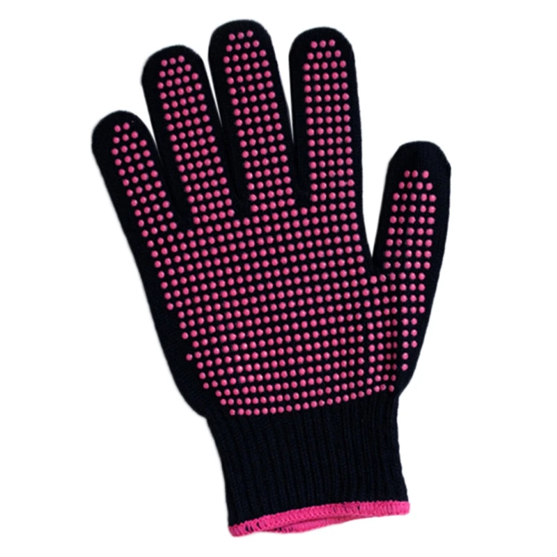 

300-градусные термостойкие перчатки для барбекю, хлопковые силиконовые нескользящие перчатки для укладки волос