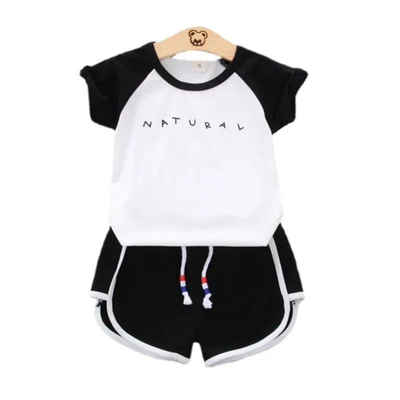 

Summer Fashion Baby Girls Clothes Suit Children Casual T-Shirt Shorts 2Pcs/Sets Infant Clothing Toddler Costume Kids Tracksuits