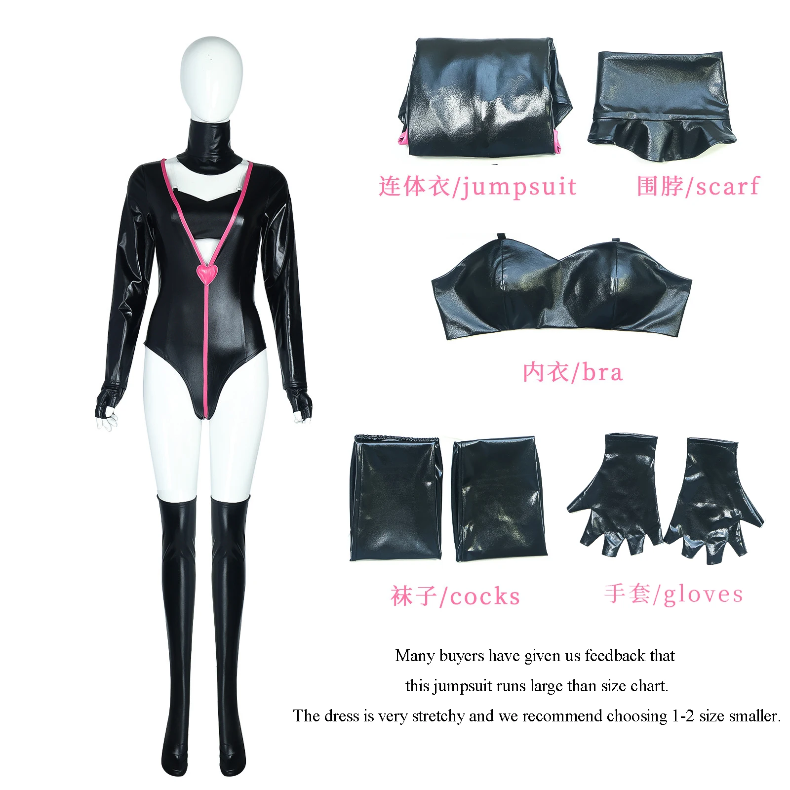 Hazbin Anime Hotel Cosplay Costume Clothes Uniform Cosplay Angel Dust Sexy Dress Red And White Stripes Halloween Party Woman