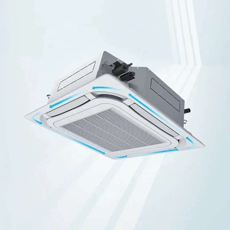 12000 Btu 18000 24000Btu Hybrid Aircon Inverter Condizionatore D'Aria A Soffitto Unità Interna Cassetta Condizionata