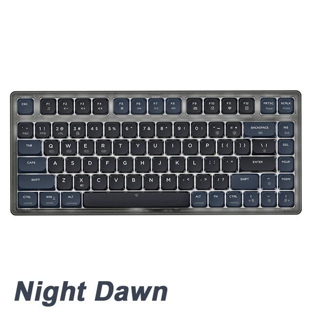 Ajazz AK832 RGB Mechanical Gaming Keyboard Low Profile Keyboard Tri