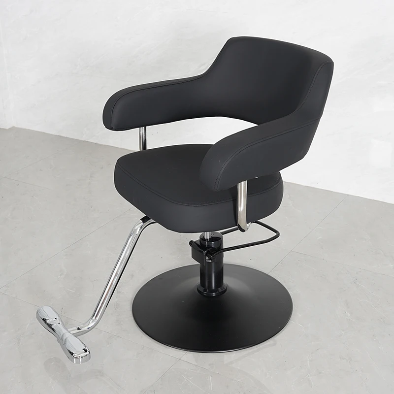 Japanese High-end Barber Chair Simplicity Modern Dyeing Hair Grey Barber Chair Comfort Hairdressing Barbearia Home Furniture