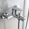1 Set Electroplated 304 Stainless Steel Washroom Shower Hot And Cold Faucet, Bathroom Toilet Bathroom Tub Water Mixing Valve, Co 1