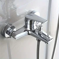 1 Set Electroplated 304 Stainless Steel Washroom Shower Hot And Cold Faucet, Bathroom Toilet Bathroom Tub Water Mixing Valve, Co 1