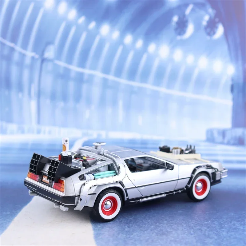 未開封 1/24 WELLY DeLorean Time Machine DeLorean Time Machine Back to the Future 2 - 1:24 Welly