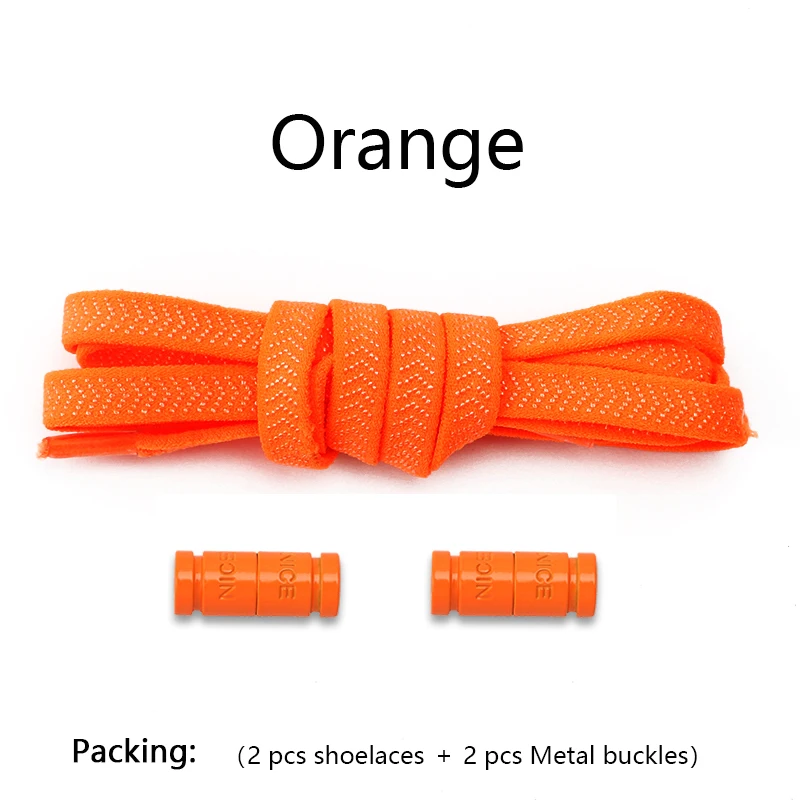 Vibrant No-Tie Elastic Shoelaces for Effortless Footwear