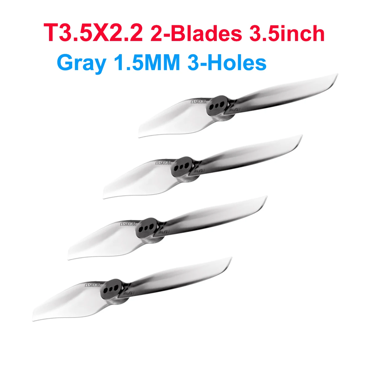 2X HQProp 4 Zoll T4X2.5 3,5 Zoll T3.5X2.2 3522 CW CCW PC Propeller für Tern-LR40 RC FPV Freestyle 3,5 Zoll 4 Zoll Mini FPV Drohne – Detail 11