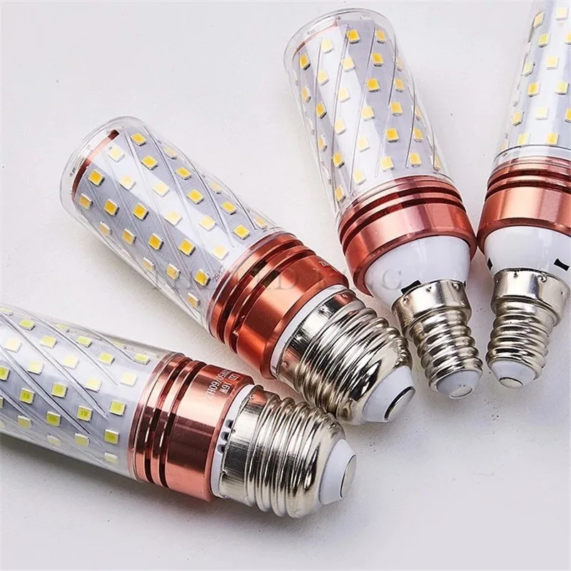 

1X E27 E14 8W 12W 16W SMD2835 Led Candle Bulb 220V 230v Save Energy Warm/cool white LED Corn Lamp Bombillas Home Light