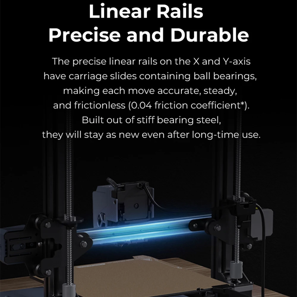 Creality 3D Printer CR-10 SE 600mm/s Printing Speed Linear Rails at X & Y-Axis Sprite Direct Extrusion Hands-free Auto Leveling