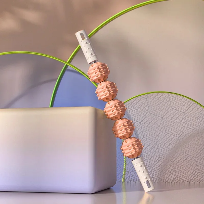 Five-ball water drop-pressing stick-white Orange