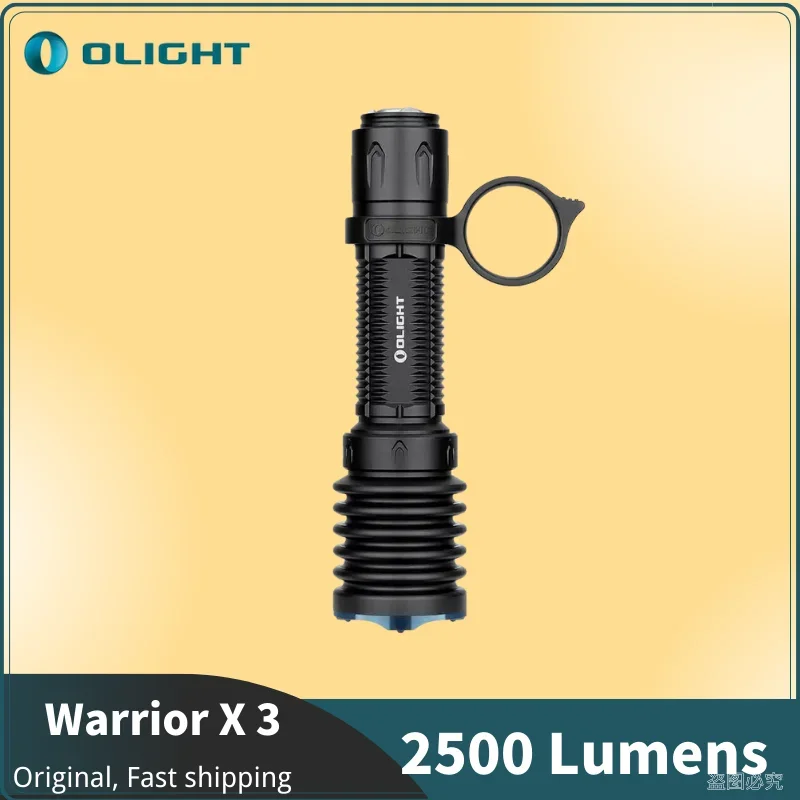 

Olight Warrior X 3 Rechargeable Tactical Flashlight 2500Lumens Include Battery