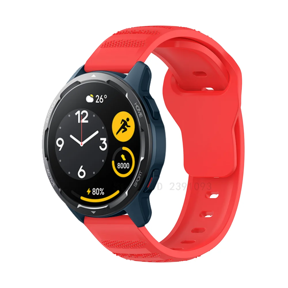 Bracelet en silicone pour montre Xiaomi, remplacement actif du