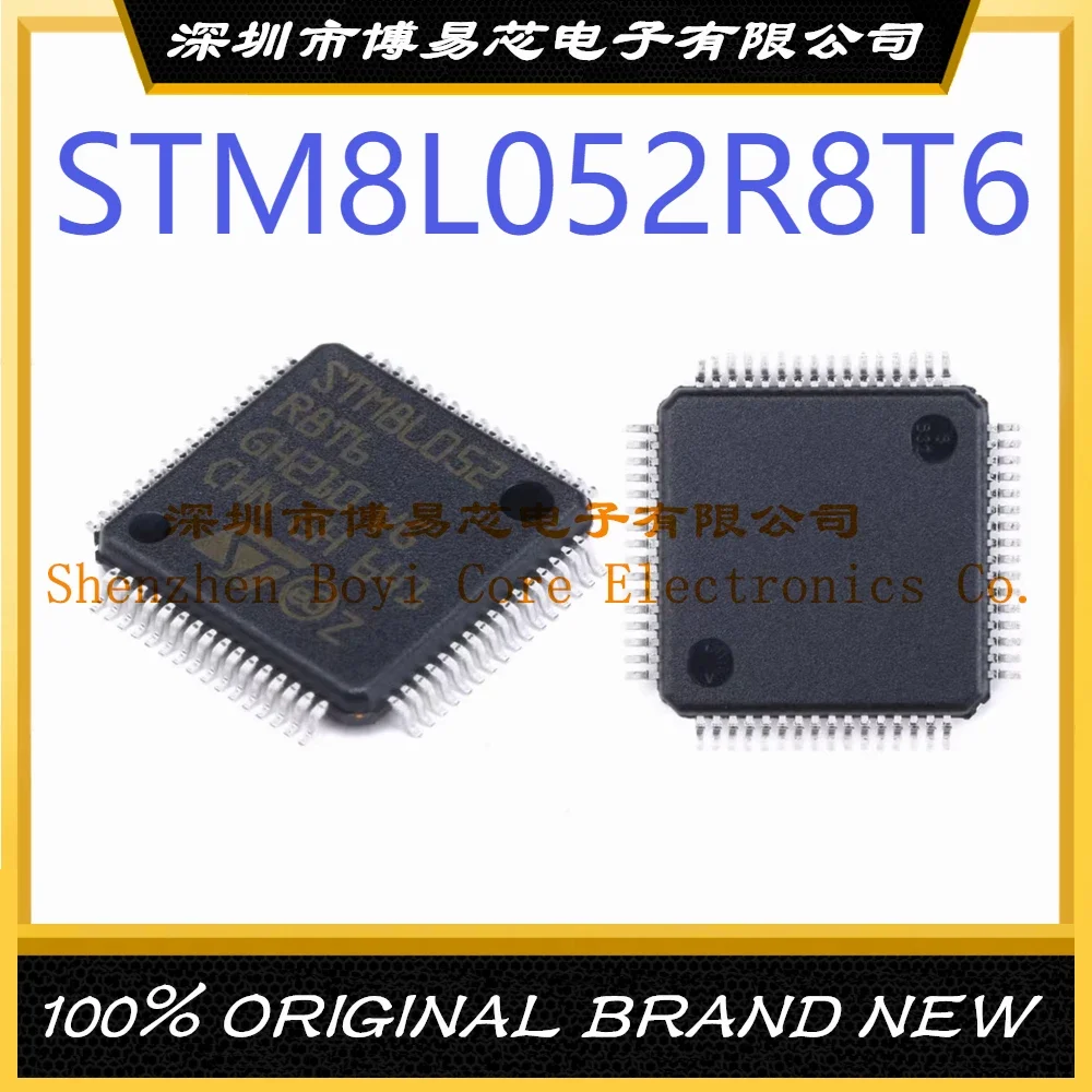 5 10piece 100% new stm8l052r8t6 stm8l052 r8t6 qfp 64 jzchips STM8L052R8T6 Package LQFP64Brand new original authentic microcontroller IC chip