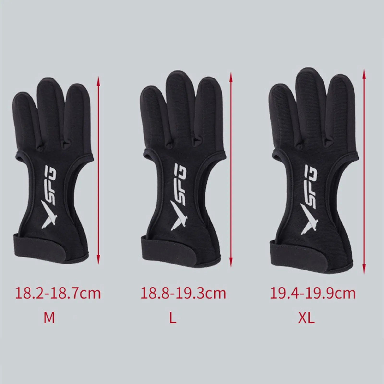 1 Piece Hunting Leather Three Finger for Youth Adult Beginner