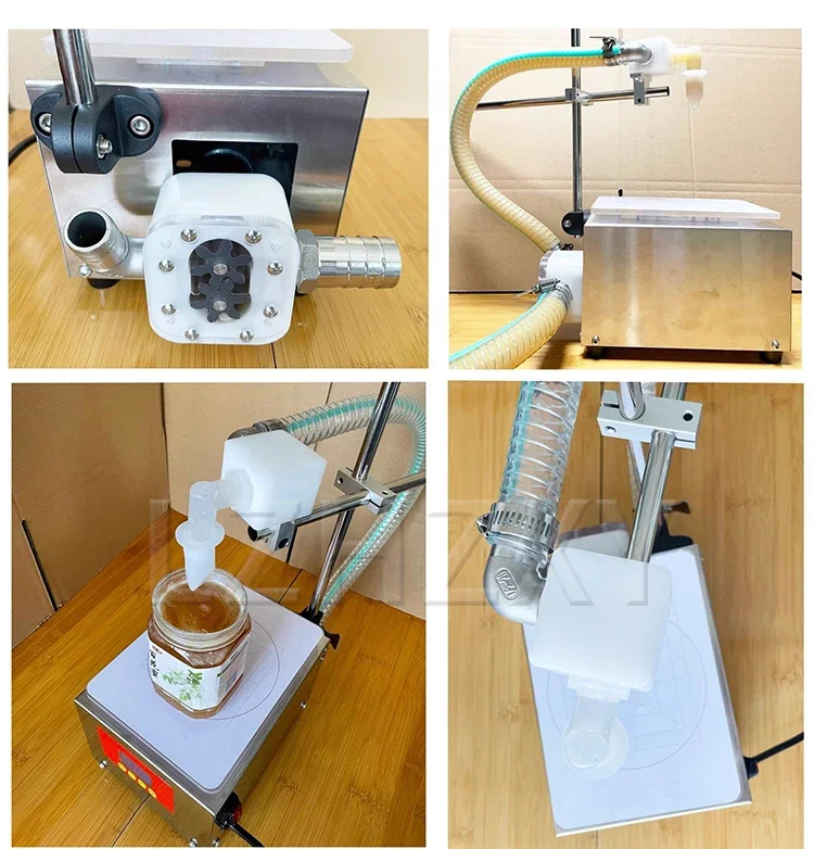 5KG Smart Honey Filling Machine 2025 New Commercial Gear Pump Driving Input Hone
