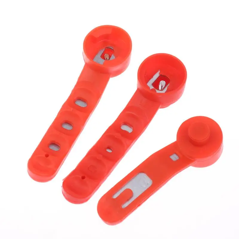 2Pcs Ball Valve Handle Replacement Iron Long Handle Leak Proof Ergonomic Universal Fit For Gas Pool Faucet Water Garden Outdoor