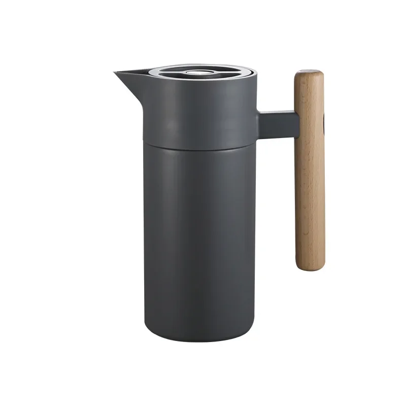 

304 stainless steel thermos double vacuum hot water kettle European home hotel coffee cold water kettle gift customization