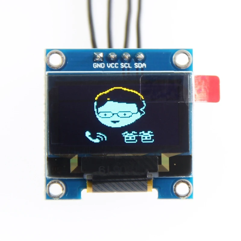 A02R Arduino 키트 블루 디스플레이용 0.96 인치 IIC I2C 직렬 GND 128X64 OLED LCD LED 디스플레이 모듈 SSD1306