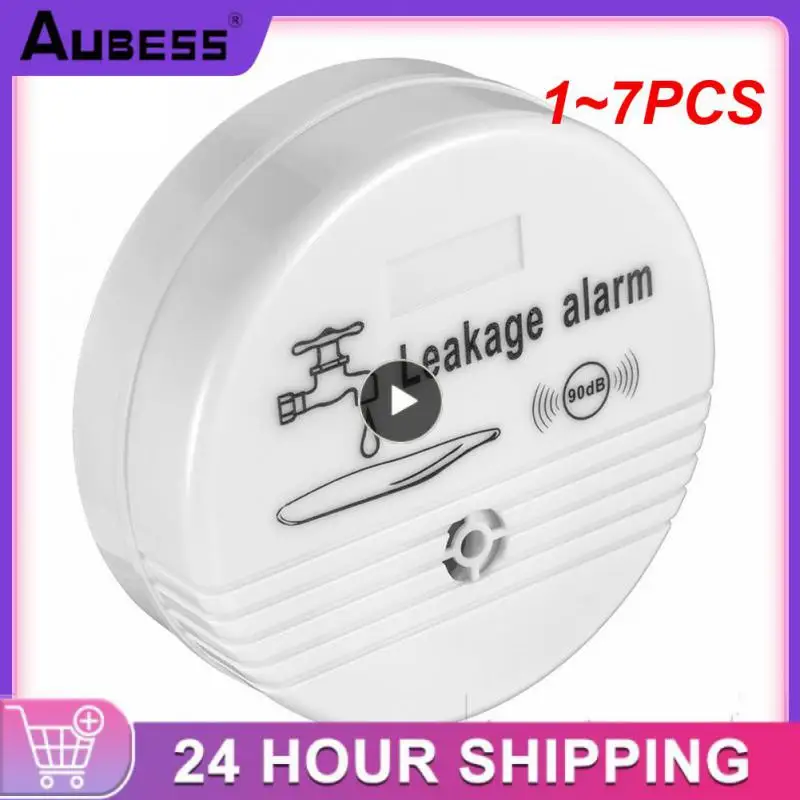 

1~7PCS 90db Leakage Alarm Detector Water Leakage Sensor Wireless Water Leak Detector House Safety Home Security Alarm System