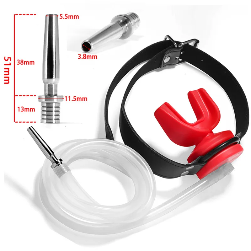 Piss Urinal Flow Into Mouth Plug Gag Catheters Cock Cage irrigation System Chastity Cock cage Device Sex toys penis chastity cage,chastity lock sex toy,chastity cage accessory,male female sex toy