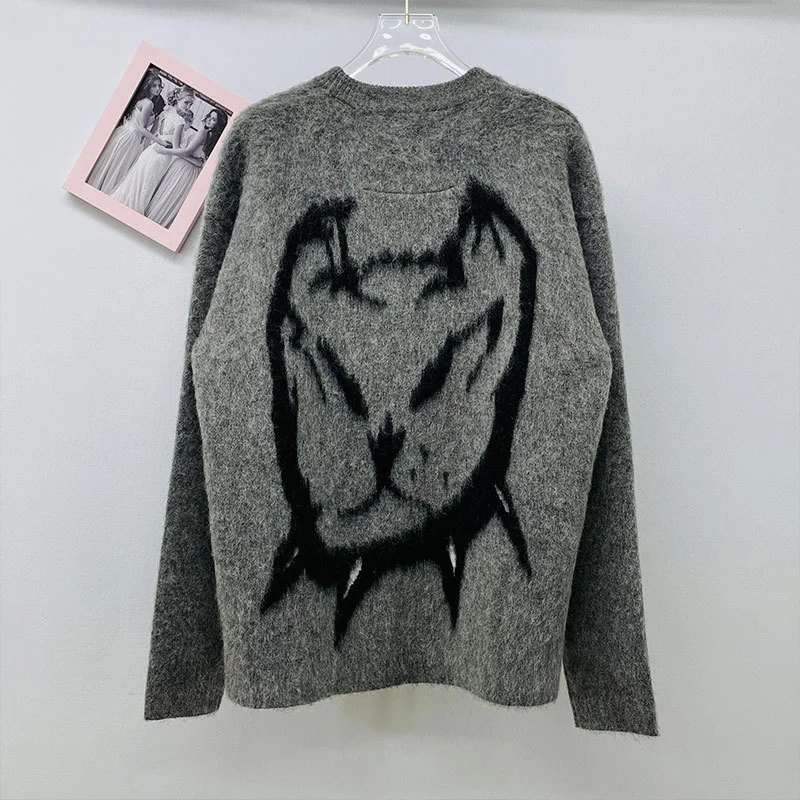 

Luxury Men New 2023 gentleman Classic Dog Knit Casual Sweaters pullovers Asian Plug Size High quality Drake #A573