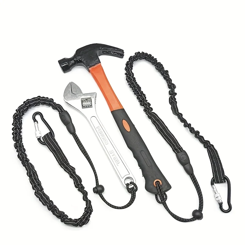 Heavy-Duty Black Tool Lanyard - Ensure Safety and Reliability