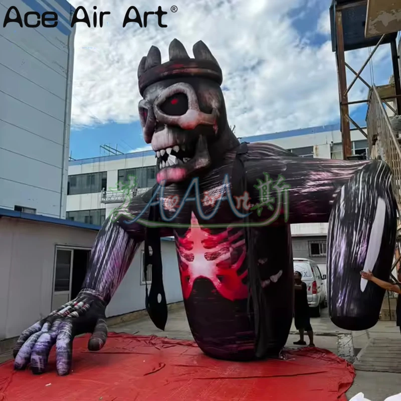 Inflatable skull monk monster for Halloween activity,new design ...