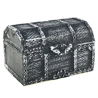 Plastic Money Container Storage Box Toys Vintage Pirate Anime Toys For Children Pirate Crystal Gem Treasure Box Toy Figures 1